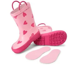 Kinder-Regenstiefel, Herzen