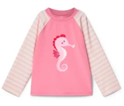 Kinder-Shirt mit UV-Schutzfaktor 50+, Seepferdchen