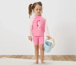Kinder-Shirt mit UV-Schutzfaktor 50+, Seepferdchen