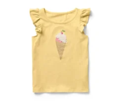 Kinder-Shirt mit Volantärmeln