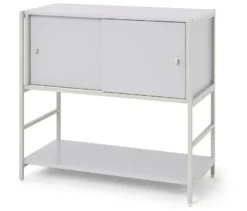 Kindersideboard »GRADE« mit Schiebetüren, grau