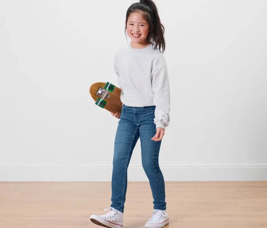 Kinder-Slim-Jeans – Fit »Lotta«, blau