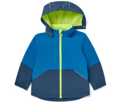 Kinder-Softshelljacke mit Farbwechsel bei Regen