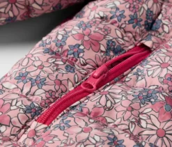 Kinder-Steppjacke, geblümt