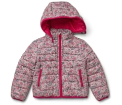 Kinder-Steppjacke, geblümt