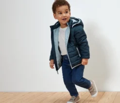 Kinder-Steppjacke, navy