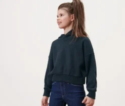 Kinder-Strickhoodie