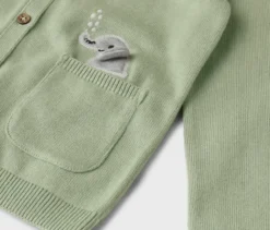 Kinder-Strickjacke mit Applikation