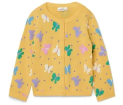Kinder-Strickjacke, Schmetterlinge