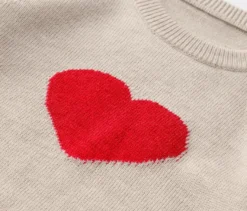 Kinder-Strickpullover mit Wolle