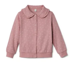 Kinder-Sweatjacke mit Volant