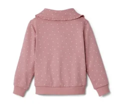 Kinder-Sweatjacke mit Volant