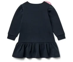 Kinder-Sweat-Kleid mit Schleife