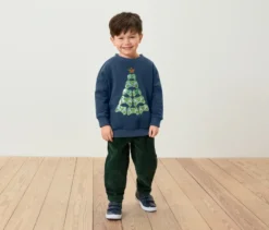 Kinder-Sweatshirt, dunkelblau