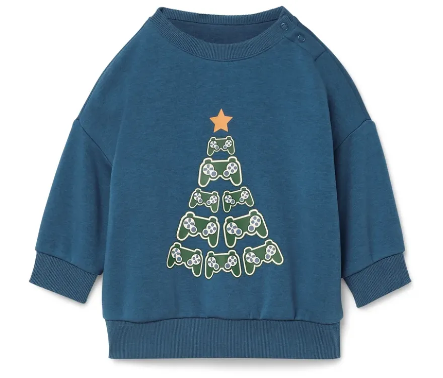 Kinder-Sweatshirt, dunkelblau