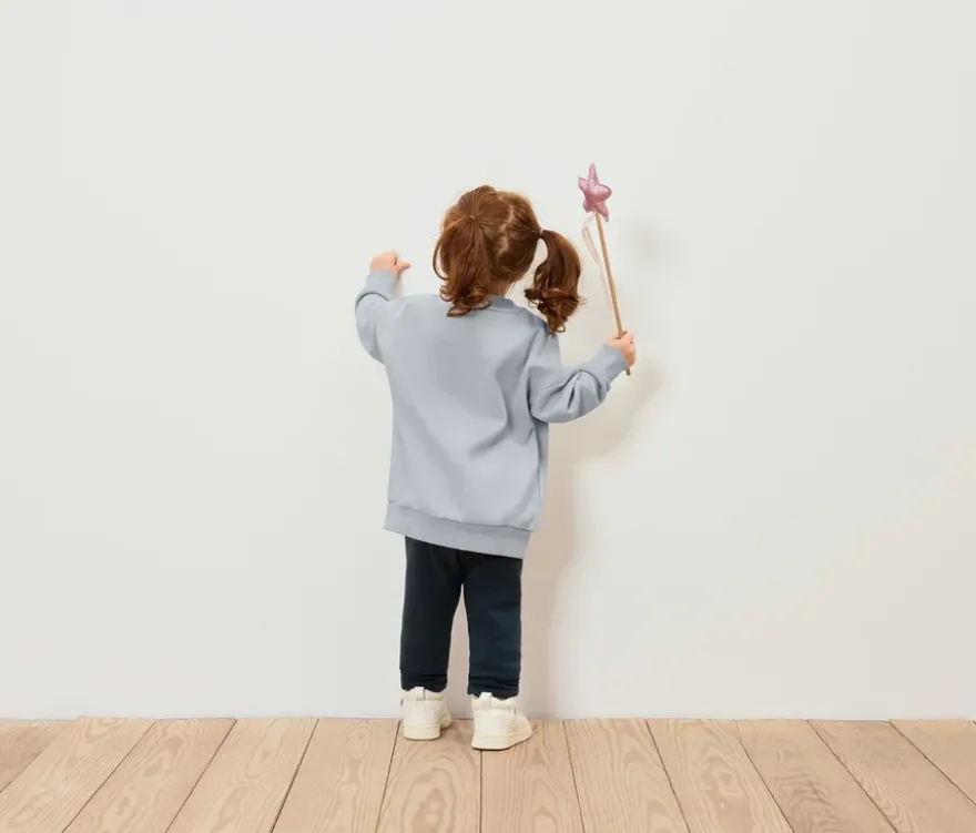 Kinder-Sweatshirt, hellblau