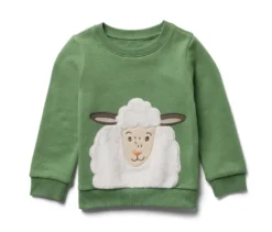 Kinder-Sweatshirt mit angerauter Innenseite