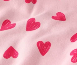 Kinder-Sweatshirt mit angerauter Innenseite, Herzen