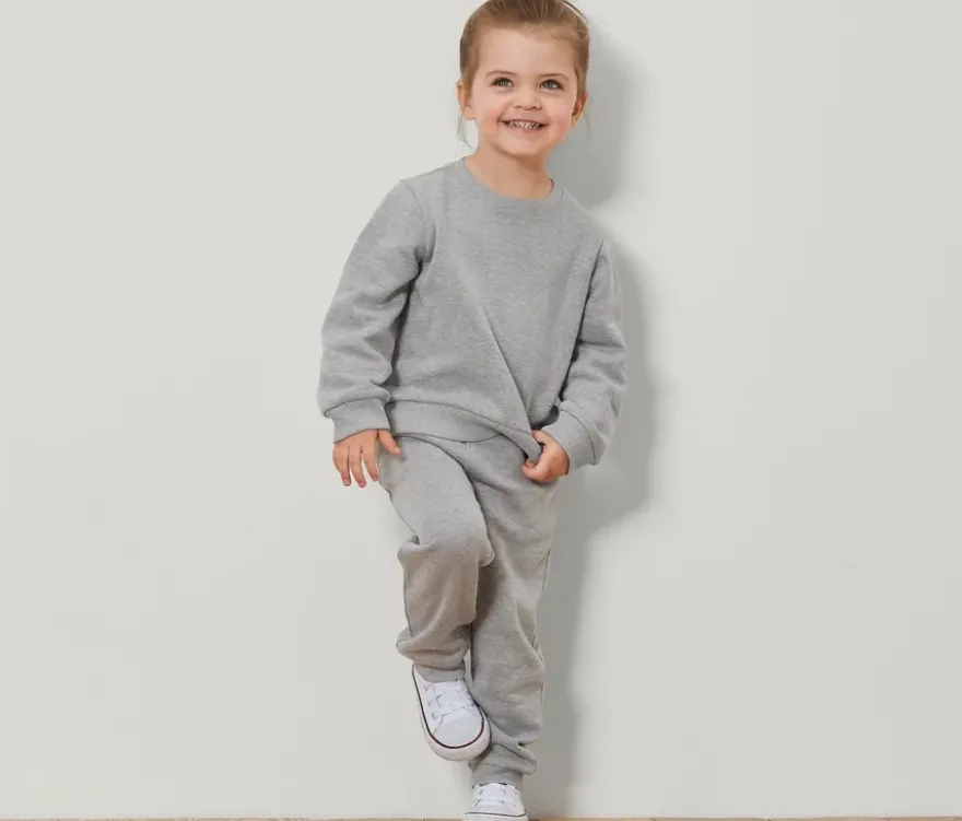 2 Kinder-Sweatshirts mit angerauter Innenseite