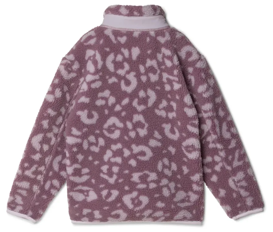 Kinder-Teddyfleecejacke, mauve