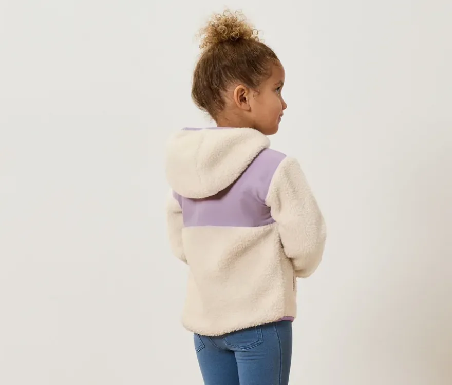 Kinder-Teddy-Jacke, lila