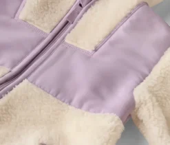 Kinder-Teddy-Jacke, lila