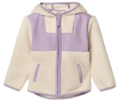 Kinder-Teddy-Jacke, lila