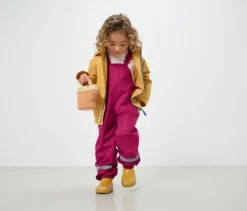 Kinder-Thermo-Regenhose, beere