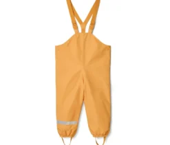 Kinder-Thermo-Regenhose mit Fleecefutter, gelb