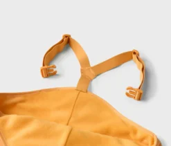 Kinder-Thermo-Regenhose mit Fleecefutter, gelb