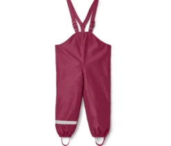 Kinder-Thermo-Regenhose mit Fleecefutter, beere