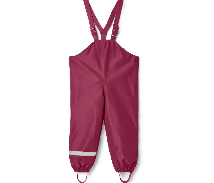 Kinder-Thermo-Regenhose mit Fleecefutter, beere