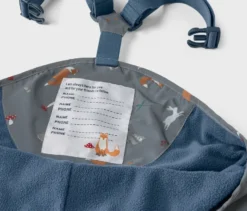 Kinder-Thermo-Regenhose mit reflektierenden Designelementen