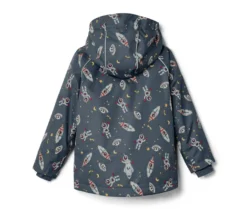 Kinder-Thermo-Regenjacke, dunkelblau