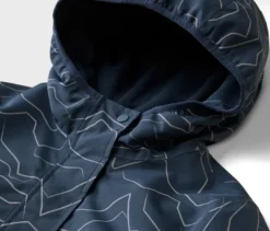 Kinder-Thermo-Regenjacke mit reflektierendem Print