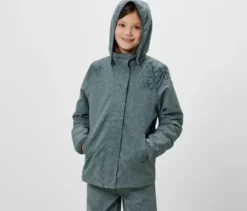 Kinder-Thermo-Regenjacke mit reflektierenden Elementen
