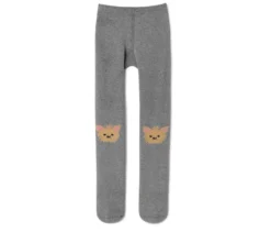 2 Kinder-Thermostrumpfhosen, rosa und grau