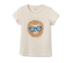 Kinder-T-Shirt mit Wendepailletten
