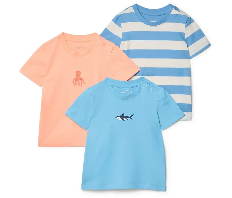 3 Kinder-T-Shirts