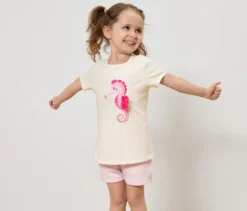 2 Kinder-T-Shirts mit Applikation