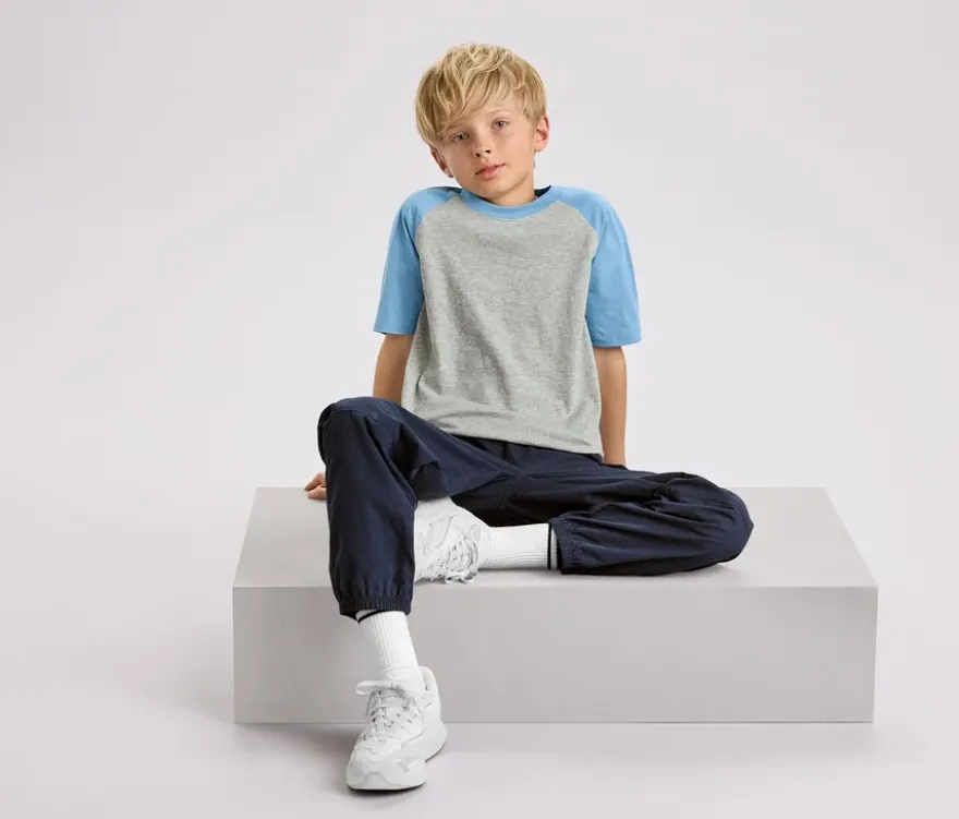 2 Kinder-T-Shirts mit Raglanärmeln
