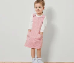 Kinder-Web-Latzkleid