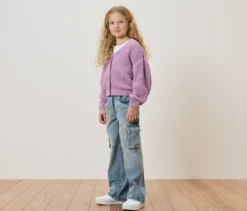 Kinder-Wide Leg Jeans ‒ Fit »Lena«