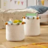 2 Kinderzimmer-Aufbewahrungskörbe