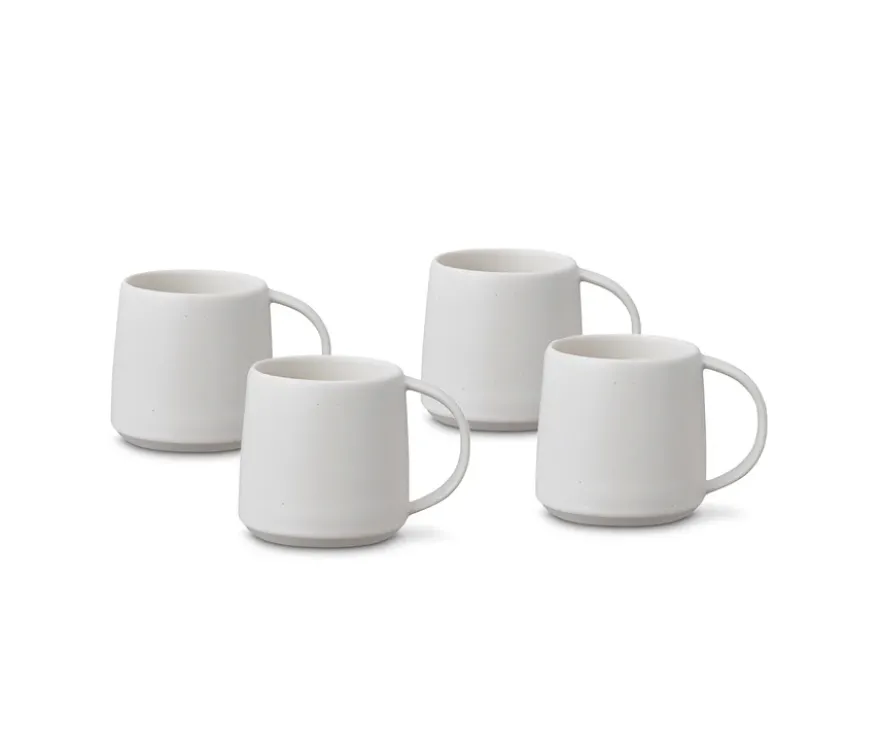 4 KINTO »Ripple« Becher, weiß