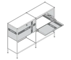 Klappenergänzungs-Set Metall »CN3«, weiß