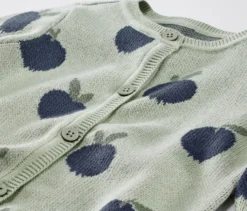 Kleinkind-Strickjacke, Blaubeere