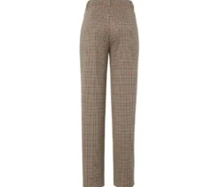 Komfort-Palazzohose mit Hahnentritt-Jacquard