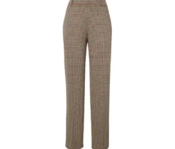 Komfort-Palazzohose mit Hahnentritt-Jacquard