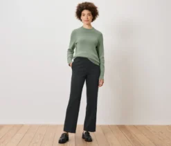 Komfort-Palazzohose mit Jacquard